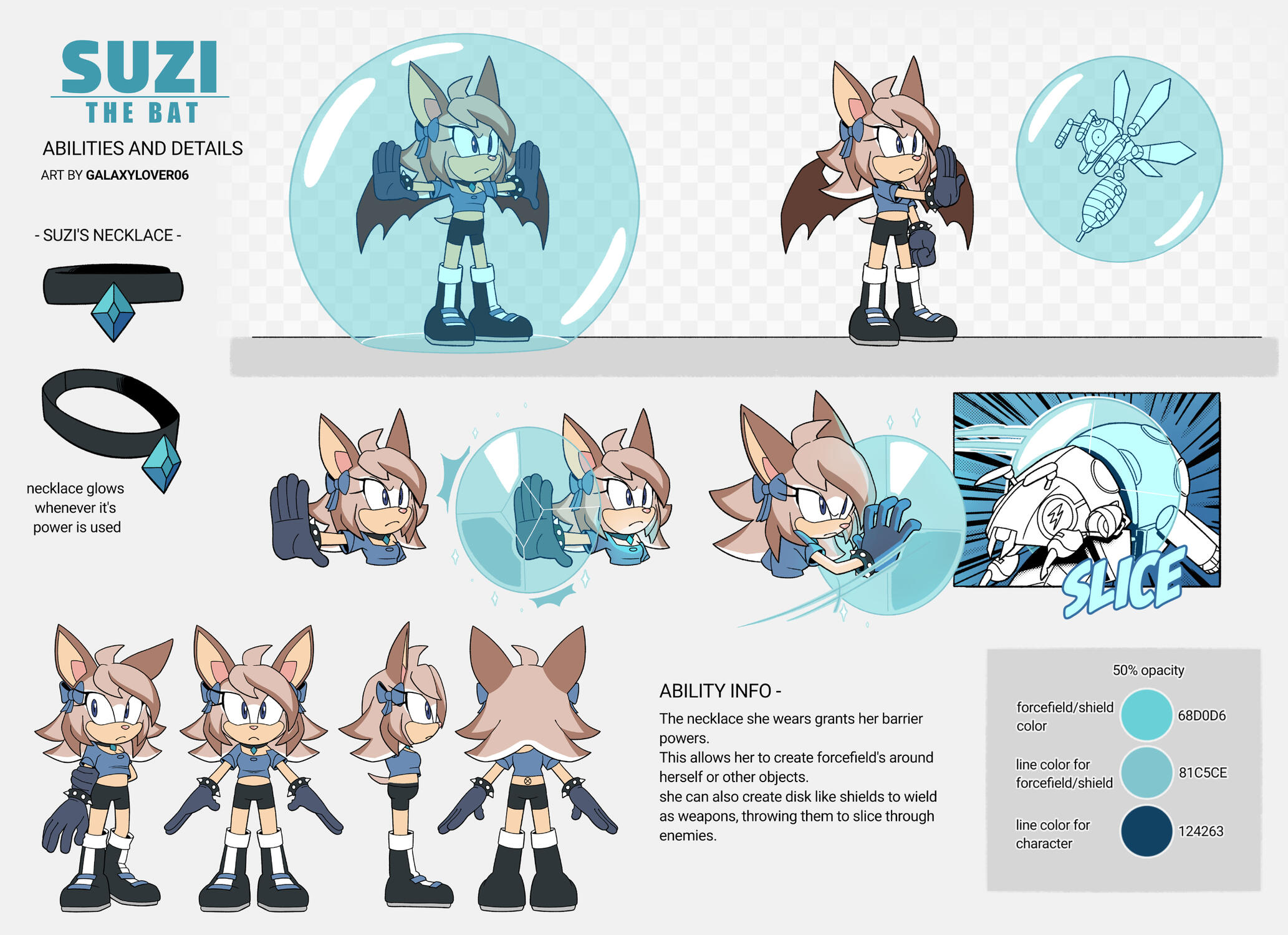Combat sheet Suzi